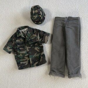 Gi Joe Army Outfit 3 Pieces VG